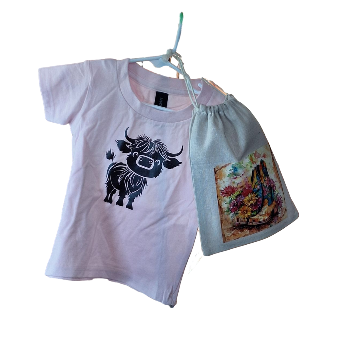 Toddler 4T with organza accessory bag